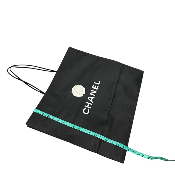 Chanel Black & White Giant Shopping Bag with Camelia - 19.75" x 17.75" x 9.5" - Picture 12 of 16